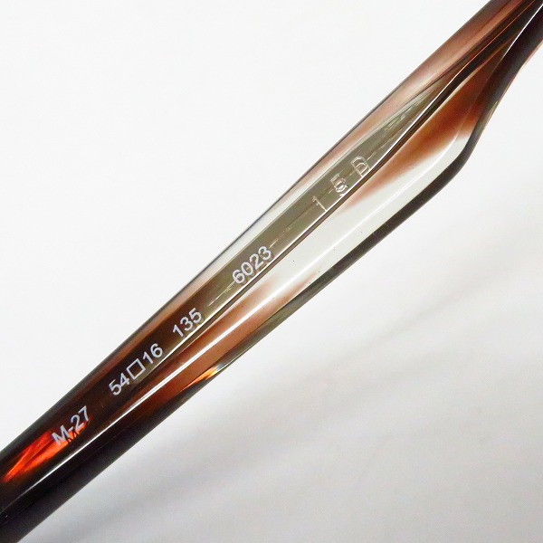 実際に弊社で買取させて頂いた999.9/フォーナインズ サーモント 度入り/眼鏡/メガネフレーム M-27の画像 4枚目