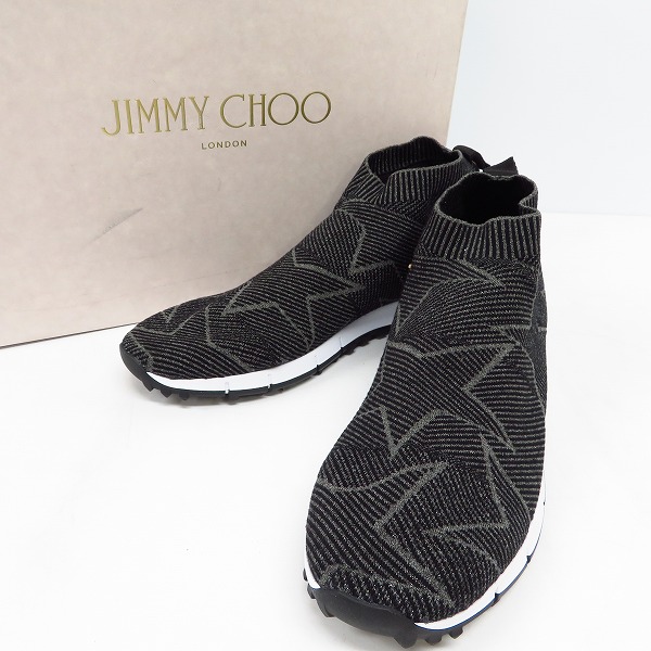 実際に弊社で買取させて頂いたJIMMY CHOO/ジミーチュウ NORWAY/M ニットスニーカー/42