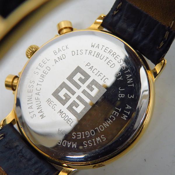 実際に弊社で買取させて頂いたGIVENCHY/ジバンシー PACIFIC/クォーツ 腕時計 の画像 4枚目
