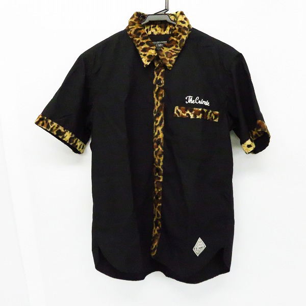 実際に弊社で買取させて頂いたTHE CRIMIE/クライミー レオパード柄 切り替え 半袖シャツ/M