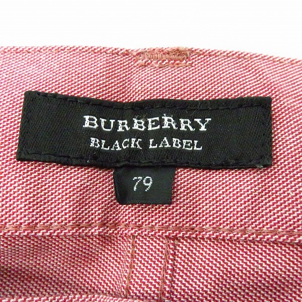 実際に弊社で買取させて頂いたBURBERRY BACKLABEL/バーバリー ブラックレーベル ズボン ピンク 79の画像 4枚目