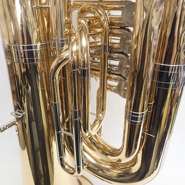 実際に弊社で買取させて頂いた★YAMAHA/ヤマハ 4ロータリー チューバ YBB-645G 純正ハードケース付きの画像 6枚目