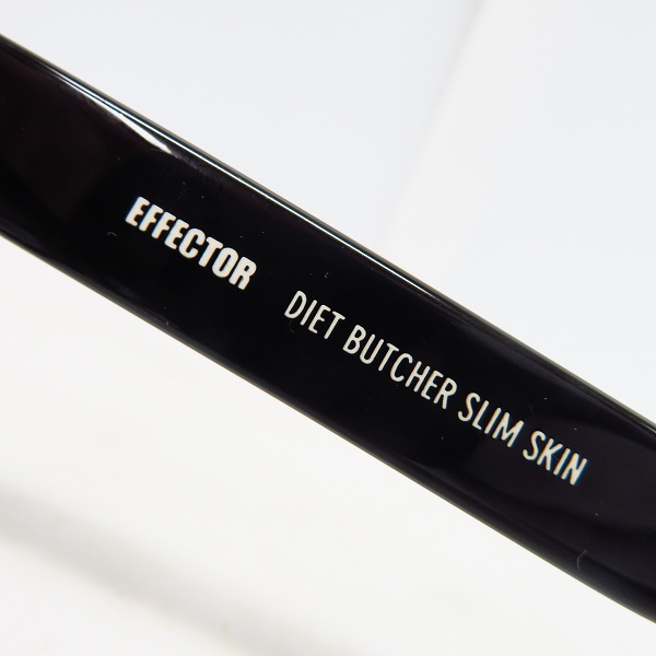 実際に弊社で買取させて頂いたEFFECTOR×DIET BUTCHER SLIM SKIN/エフェクター×ダイエットブッチャースリムスキン DIRT BKST 眼鏡/メガネフレームの画像 4枚目
