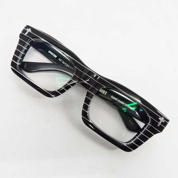 実際に弊社で買取させて頂いたEFFECTOR×DIET BUTCHER SLIM SKIN/エフェクター×ダイエットブッチャースリムスキン DIRT BKST 眼鏡/メガネフレーム