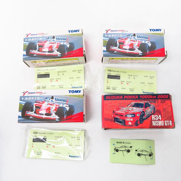4点セット】TOMY/トミー トミカ Panasonic トヨタ レーシング トヨタF1