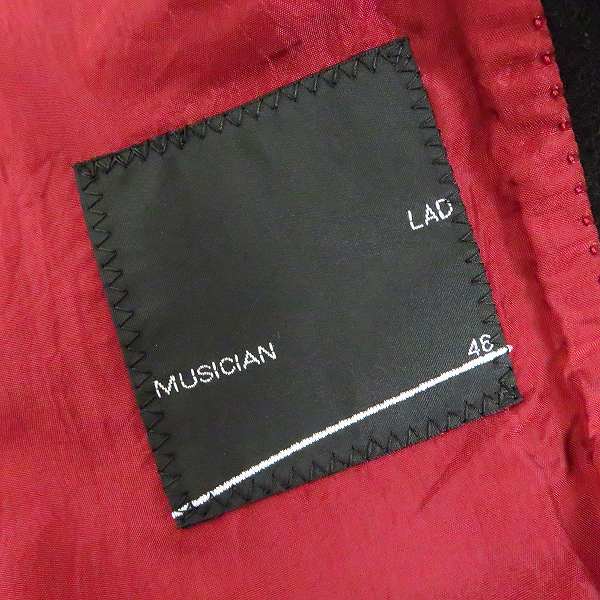 実際に弊社で買取させて頂いたLAD MUSICIAN/ラッドミュージシャン ウール テーラードジャケット 2206-309/46の画像 2枚目