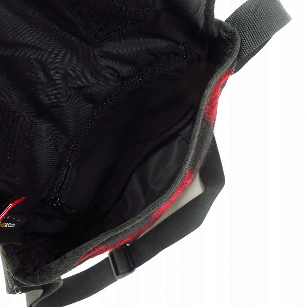 実際に弊社で買取させて頂いたManhattan Portage×WOOLRICH/マンハッタンポーテージ×ウールリッチ チェック メッセンジャーバッグの画像 3枚目