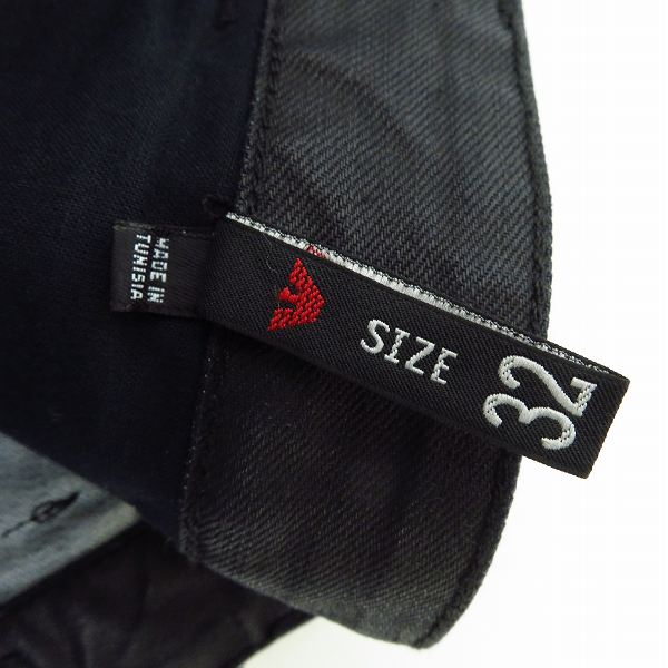 実際に弊社で買取させて頂いたEMPORIO ARMANI/エンポリオアルマーニ Jude:Sexy Fit コーティングパンツ Size：32の画像 4枚目