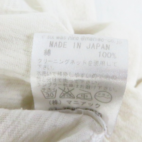 実際に弊社で買取させて頂いたIFSIXWASNINE/イフシックスワズナイン ROCK OFF M&K カットソー 0311RS/2の画像 3枚目