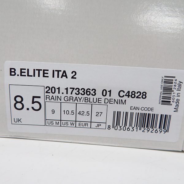 実際に弊社で買取させて頂いた【未使用】DIADORA/ディアドラ HERITAGE/ヘリテージ B.ELITE ITA 2 スニーカー C4828/8.5の画像 7枚目