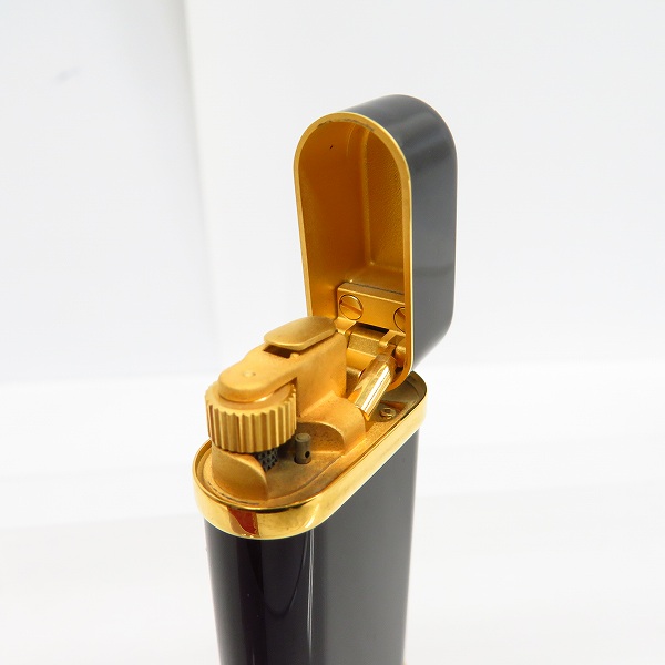 実際に弊社で買取させて頂いたCartier/カルティエ ガスライター ブラック×ゴールドの画像 5枚目