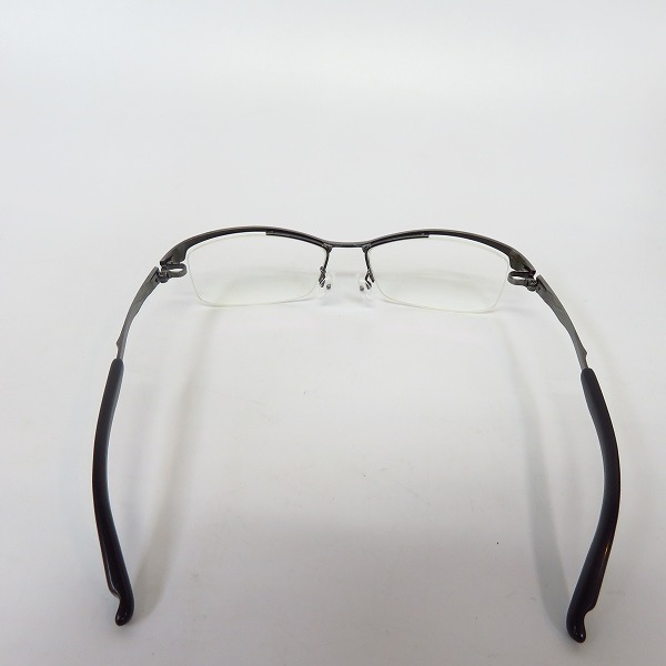 実際に弊社で買取させて頂いた999.9/フォーナインズ メタルブロウ ハーフリム メガネフレーム S-841Tの画像 3枚目