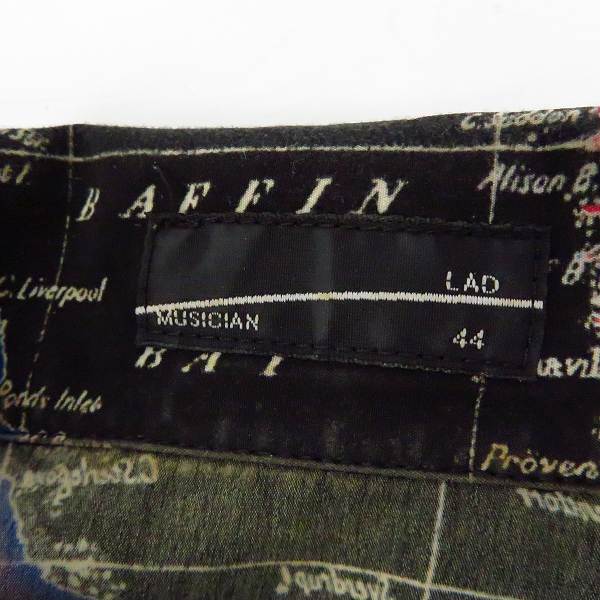 実際に弊社で買取させて頂いたLAD MUSICIAN/ラッドミュージシャン PAJAMA SHIRT/パジャマシャツ/地図/2217-143/44の画像 2枚目