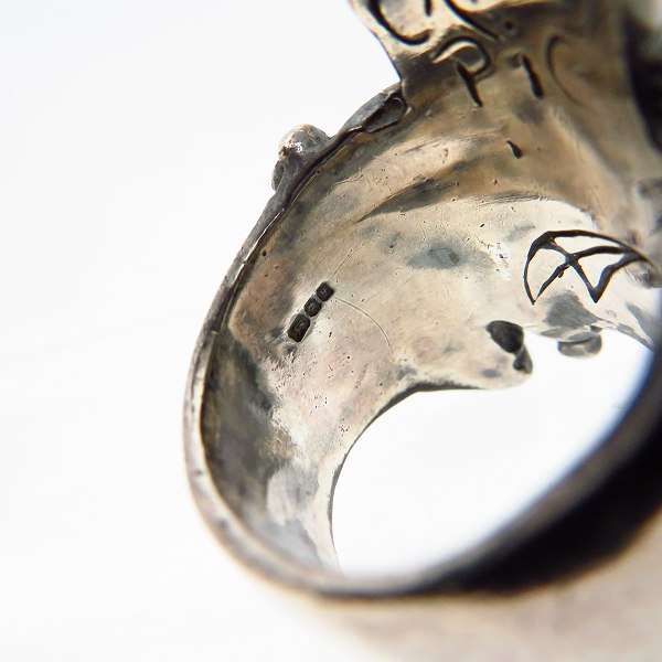 実際に弊社で買取させて頂いたCRAZY PIG DESIGNS/クレイジーピッグ チーキーゴメス マスコットリング/18.5-19号の画像 4枚目