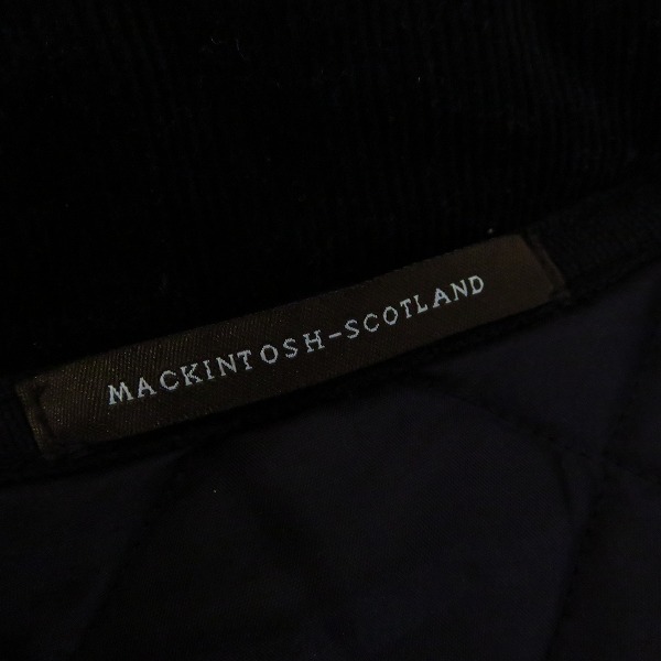 実際に弊社で買取させて頂いたMACKINTOSH SCOTLAND/マッキントッシュスコットランド 襟コーデュロイ キルティング ジャケット/ブルゾン/36の画像 3枚目