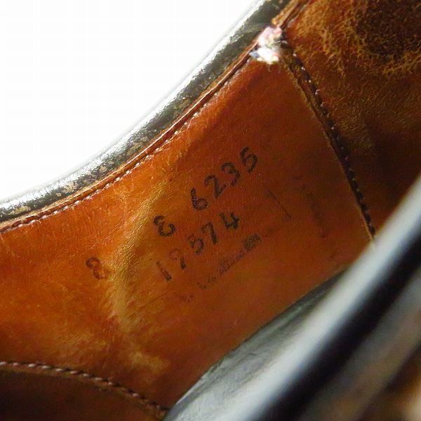 実際に弊社で買取させて頂いたAllen Edmonds/アレン・エドモンズ McAllister ウイングチップ ビジネスシューズ/8の画像 5枚目