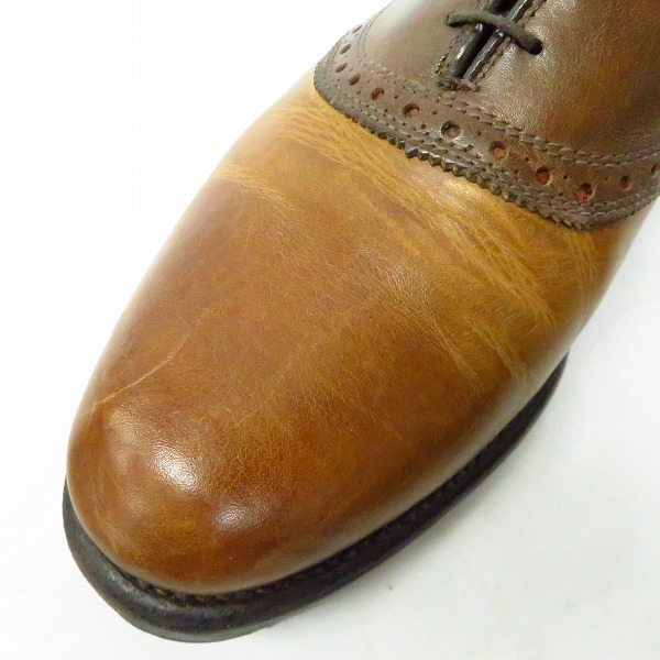 実際に弊社で買取させて頂いたAllen Edmonds/アレンエドモンズ Shelton レザー サドルシューズ 2811/10.5の画像 6枚目