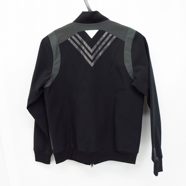 実際に弊社で買取させて頂いたadidas×White Mountaineering/アディダス×ホワイトマウンテニアリング WM Varsity Jacket Black/XSの画像 1枚目