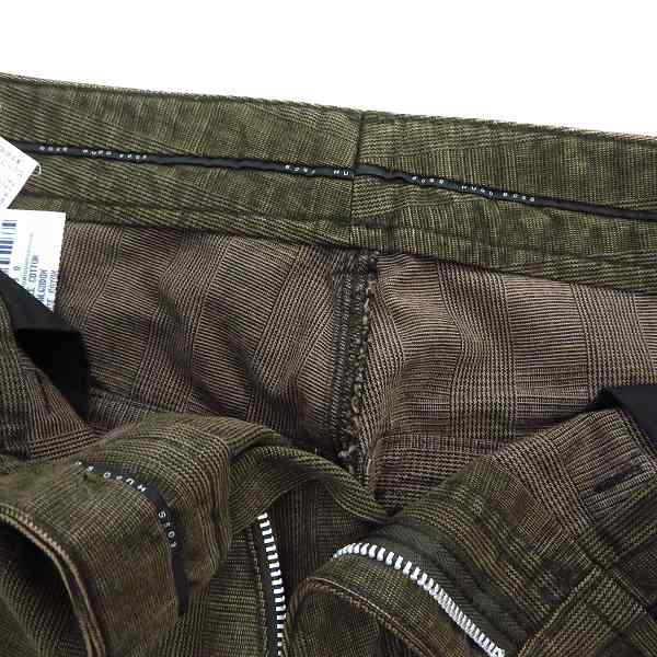 実際に弊社で買取させて頂いたHUGO BOSS/ヒューゴボス STOKERS ZIPフライ パンツ ブラウン系 Size：44の画像 7枚目