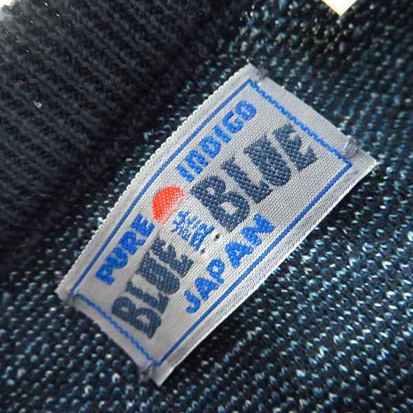 実際に弊社で買取させて頂いたBLUE BLUE/ブルーブルー インディゴ ニット ベスト/3の画像 2枚目