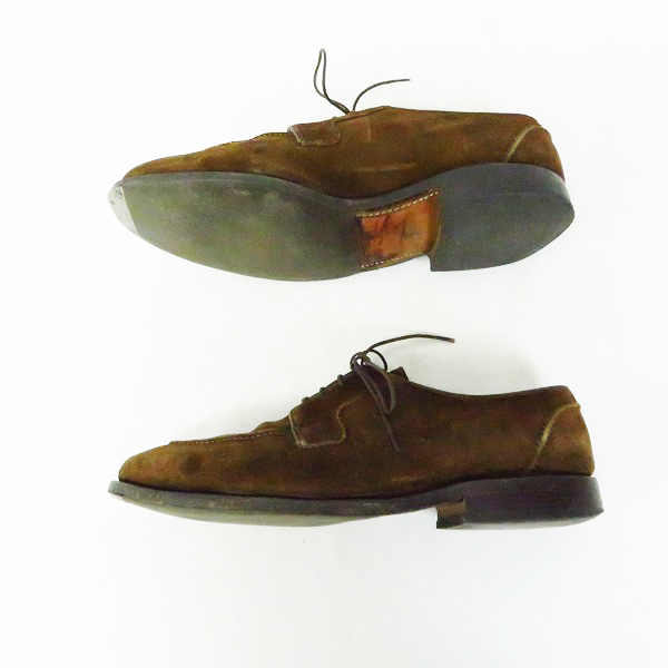 実際に弊社で買取させて頂いたAllen Edmonds/アレンエドモンズ hancock Uチップ レザーシューズ 60343 8454/10.5D シューツリー付の画像 3枚目
