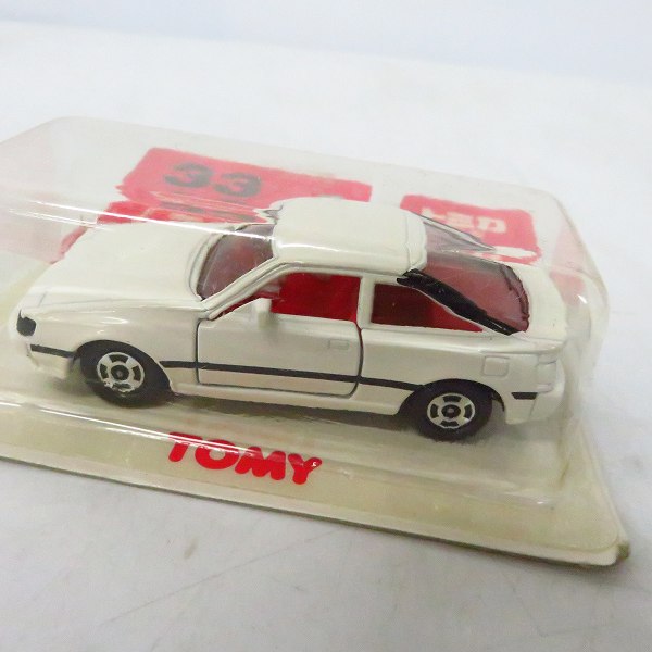 実際に弊社で買取させて頂いた【未開封】TOMICA/トミカ 1/58 日本製 #33 トヨタ セリカ ミニカー 3点セットの画像 2枚目