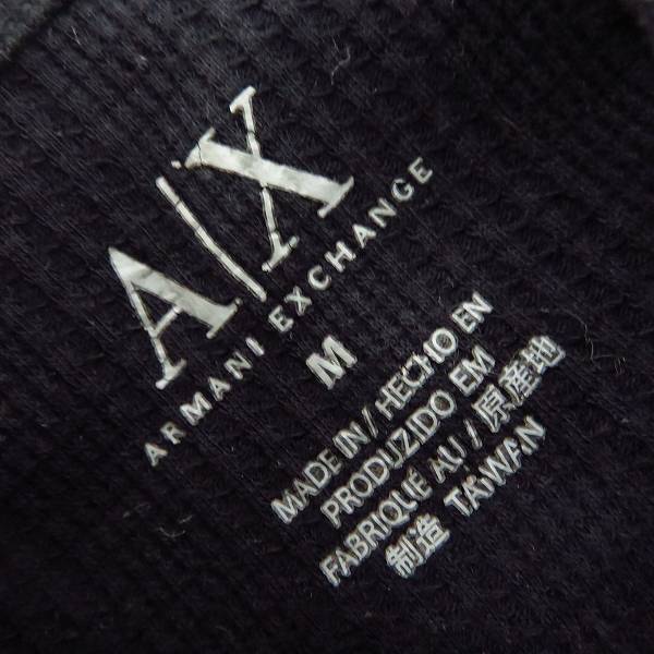 実際に弊社で買取させて頂いたARMANI EXCHANGE/アルマーニエクスチェンジ ヘンリーネック カットソー Mの画像 2枚目