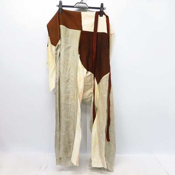 実際に弊社で買取させて頂いたIFSIXWASNINE/イフシックスワズナイン レザー切り替えタキシードパンツ/F