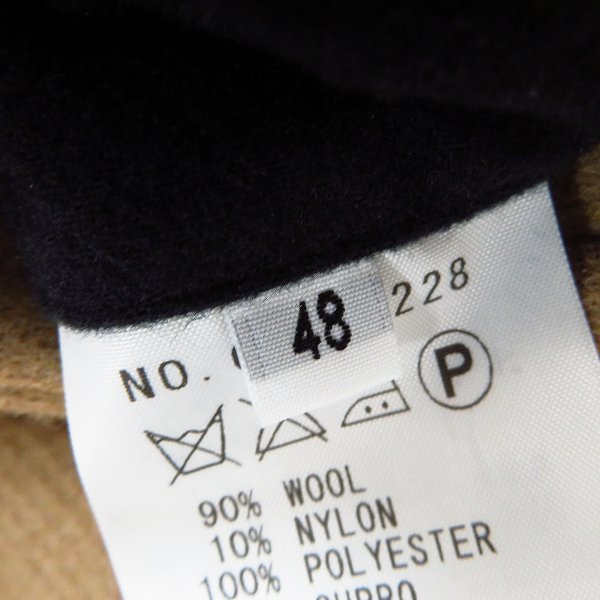 実際に弊社で買取させて頂いたFACTOTUM/ファクトタム メルトン チェスターコート 01031228/48の画像 3枚目