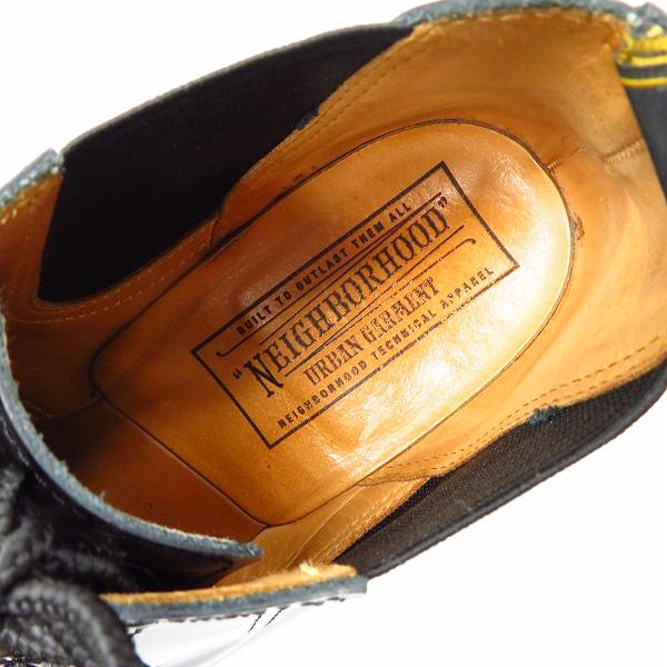 NEIGHBORHOOD/ネイバーフッド サイドゴアレースアップレザーブーツ/8の