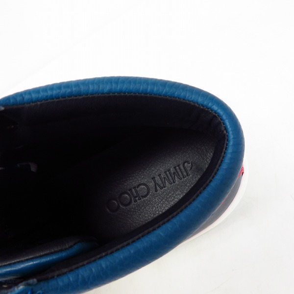 実際に弊社で買取させて頂いたJIMMY CHOO/ジミーチュウ BELGRAVI/ハイカットスニーカー 42の画像 4枚目