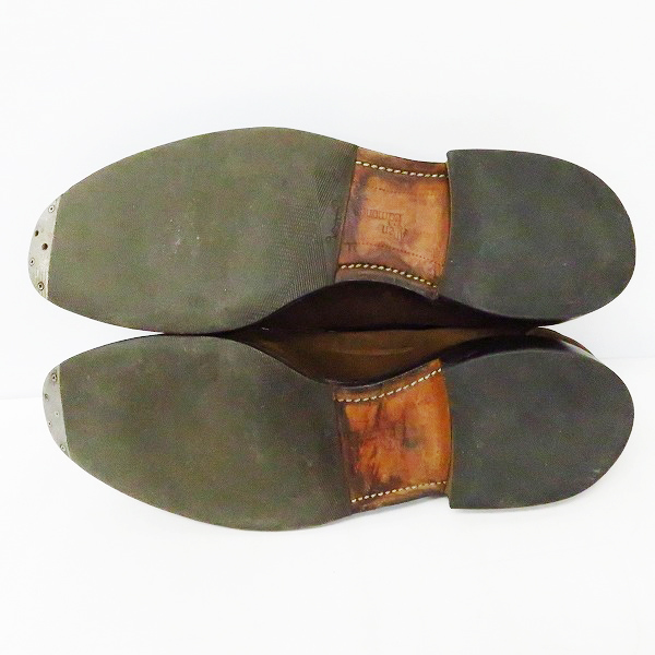 実際に弊社で買取させて頂いたAllen Edmonds/アレンエドモンズ hancock Uチップ レザーシューズ 60343 8454/10.5D シューツリー付の画像 2枚目