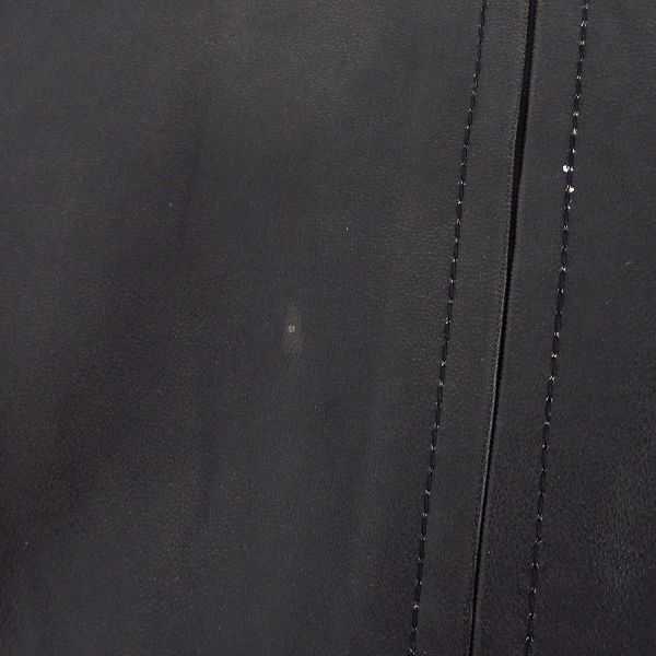 実際に弊社で買取させて頂いたFACTOTUM/ファクトタム 10AW シングルライダースジャケット/48の画像 5枚目