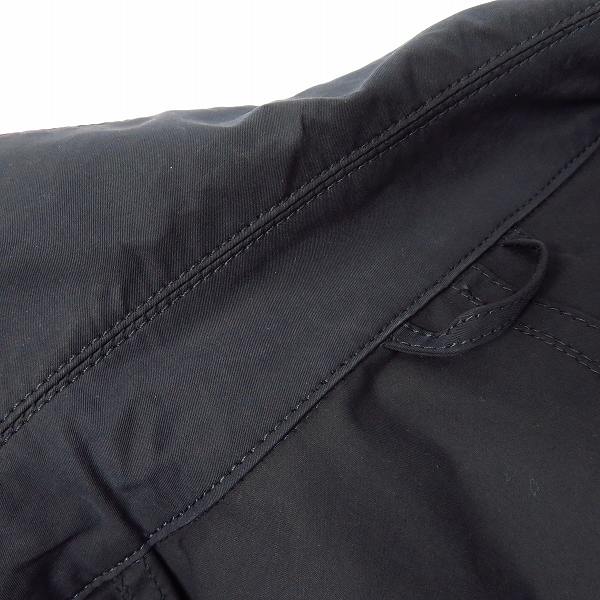 実際に弊社で買取させて頂いたuniform experiment/ユニフォームエクスペリメント 17-18AW MILITARY TRENCH COAT ネイビー UE-178017/4の画像 5枚目