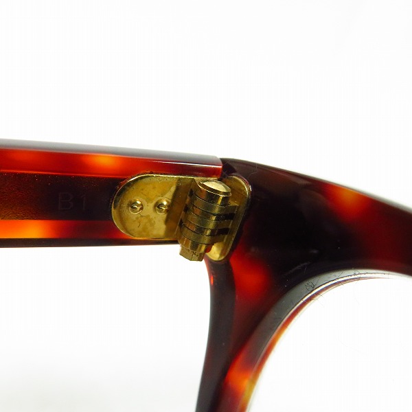 実際に弊社で買取させて頂いた白山眼鏡店/ハクサンガンキョウテン 1975 デミ柄 眼鏡/メガネフレームの画像 6枚目