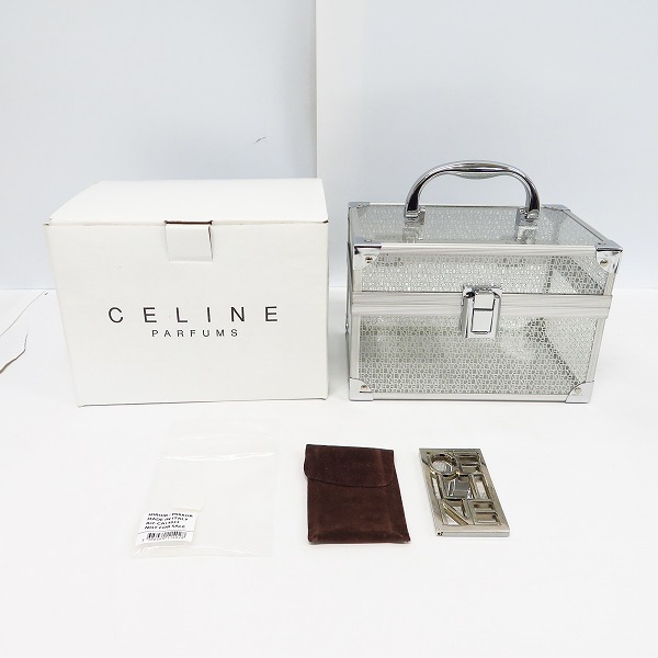実際に弊社で買取させて頂いたCELINE/セリーヌ メイクボックス クリア ブランドロゴ コンパクトミラー付き の画像 5枚目