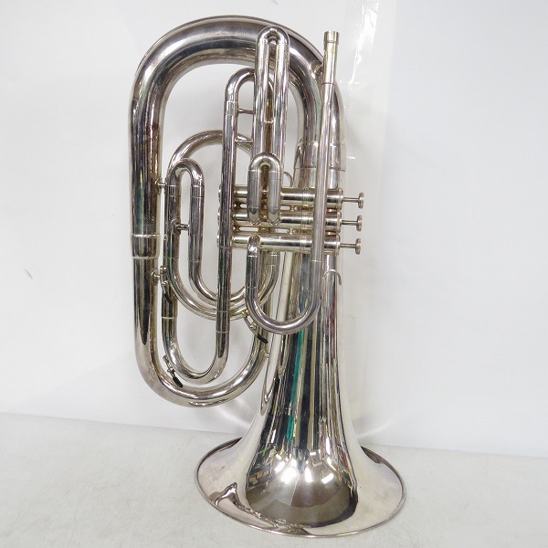 実際に弊社で買取させて頂いた★【ジャンク】kanstul/カンスタル custom class マーチング ユーフォニアム シルバー の画像 2枚目