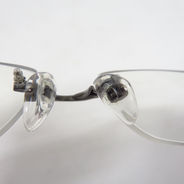 実際に弊社で買取させて頂いた999.9/フォーナインズ ツーポイント/メガネフレーム/眼鏡/アイウェア TW-30Tの画像 3枚目
