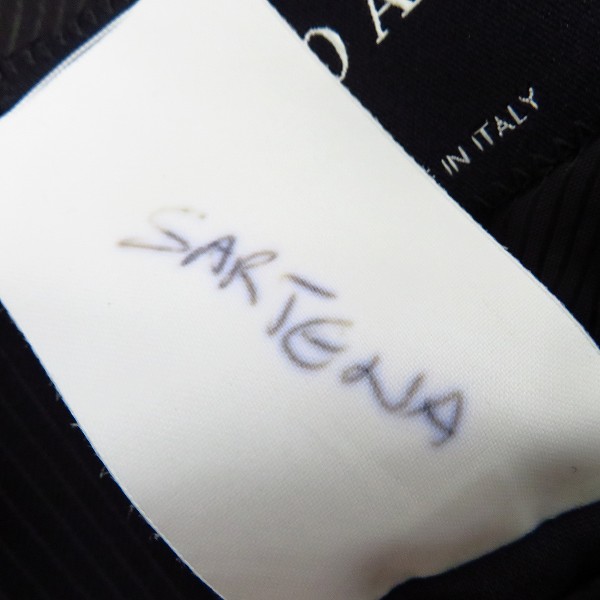 実際に弊社で買取させて頂いたGIORGIO ARMANI/ジョルジオアルマーニ ストライプ柄 3ボタン テーラードジャケット Size：50の画像 4枚目