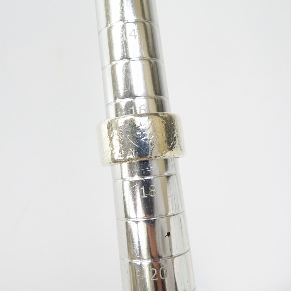 実際に弊社で買取させて頂いたDr MONROE/ドクターモンロー メッセージスカルリング FC-114SE-SV 17号の画像 7枚目