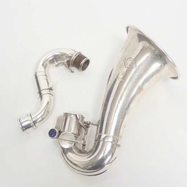 実際に弊社で買取させて頂いた★【型番不明】H.SELMER/セルマー バスクラリネット ハードケース付 の画像 5枚目