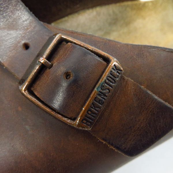 実際に弊社で買取させて頂いたBIRKENSTOCK/ビルケンシュトック レザーサンダル ブラウン系 26.5の画像 6枚目
