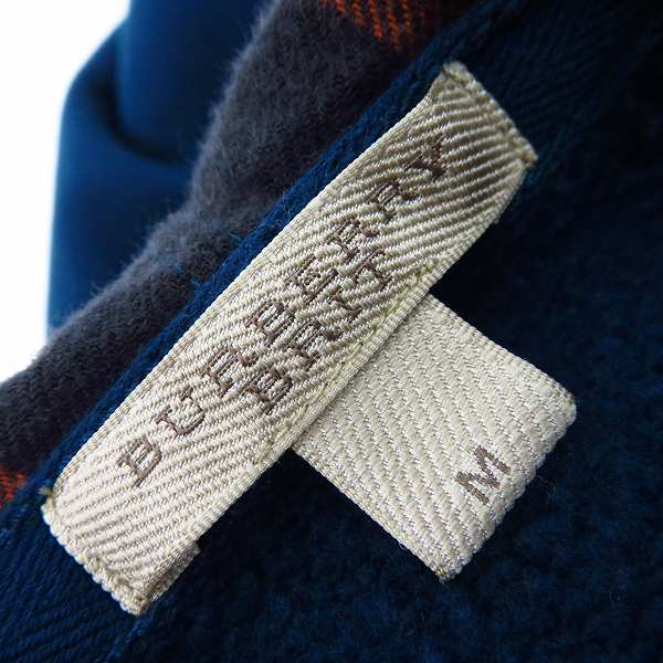 実際に弊社で買取させて頂いたBURBERRY/バーバリー  zip up parka/ジップアップパーカー Mの画像 2枚目