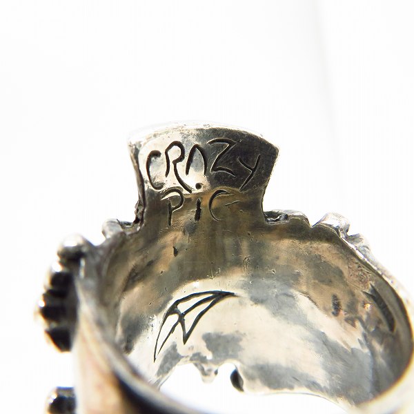 実際に弊社で買取させて頂いたCRAZY PIG DESIGNS/クレイジーピッグ チーキーゴメス マスコットリング/18.5-19号の画像 2枚目