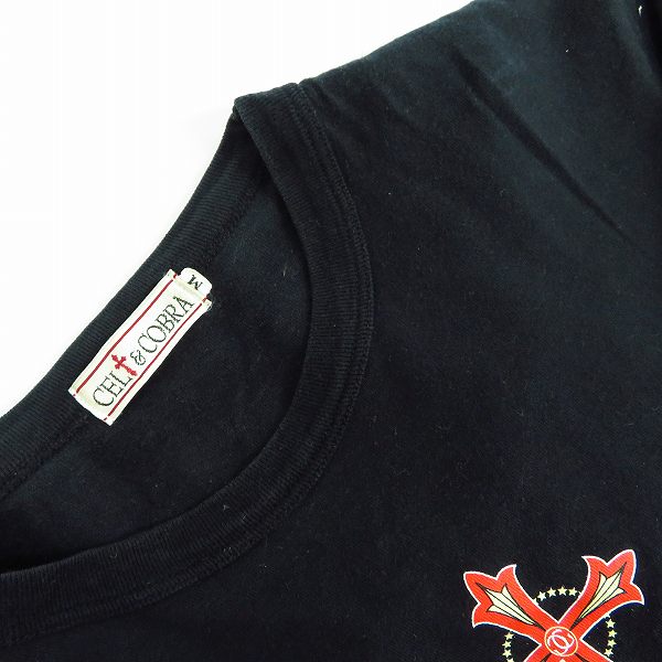 実際に弊社で買取させて頂いたCELT&COBRA/ケルト&コブラ クロスプリント半袖Tシャツ Mの画像 4枚目