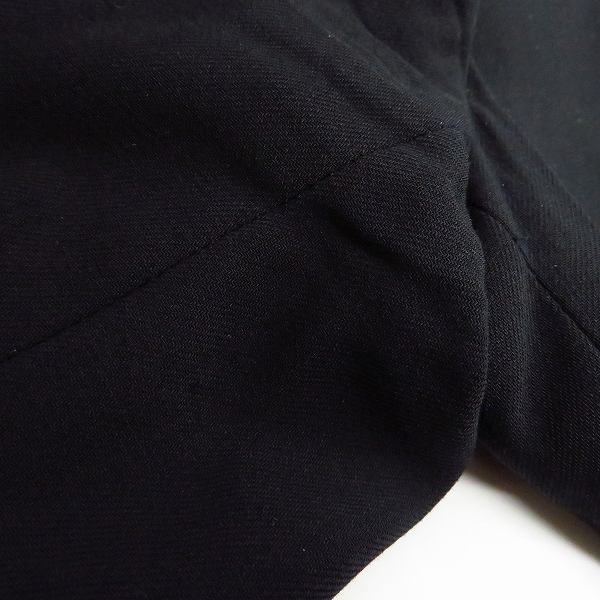 実際に弊社で買取させて頂いたGIORGIO ARMANI/ジョルジオアルマーニ 3ボタン テーラードジャケット　ブラック/ Size：50の画像 4枚目