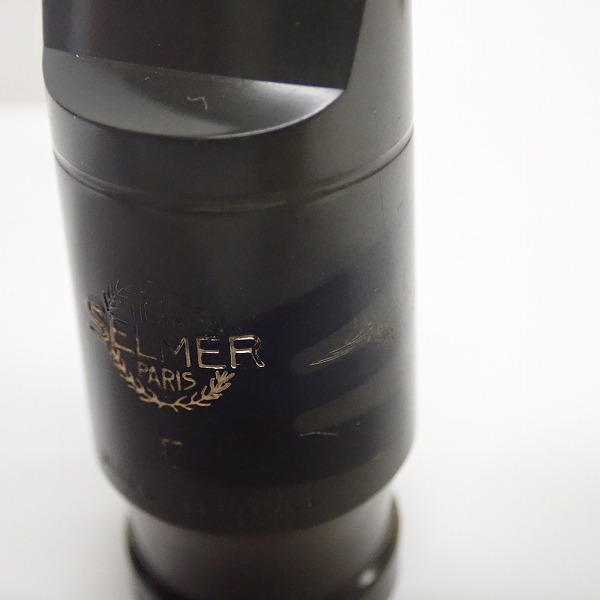 実際に弊社で買取させて頂いたSELMER/セルマー  アルトサックス用 スーパー セッション E マウスピース リガチャー/キャップ付きの画像 6枚目