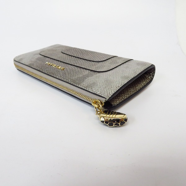 実際に弊社で買取させて頂いたBVLGARI/ブルガリ SERPENTI FOREVER セルペンティフォーエバー L字ファスナー ウォレット の画像 2枚目