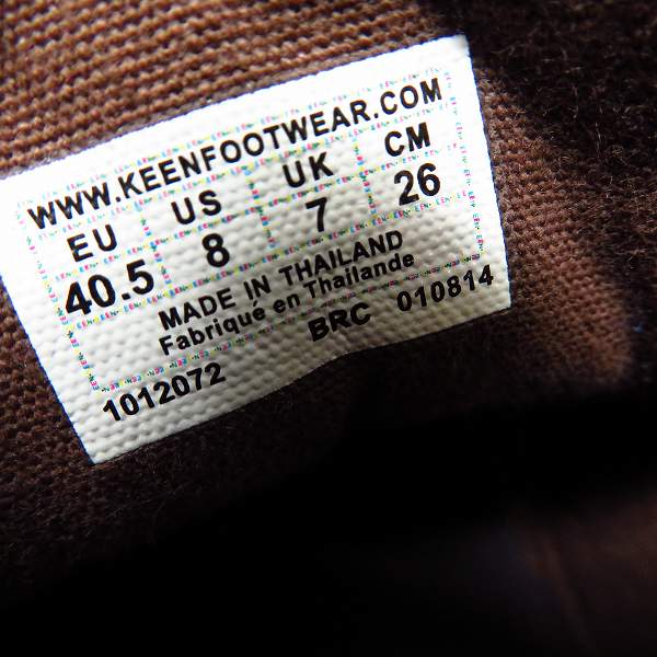 実際に弊社で買取させて頂いたKEEN/キーン SANTA CRUZ スエード スニーカー 1012072/26の画像 5枚目