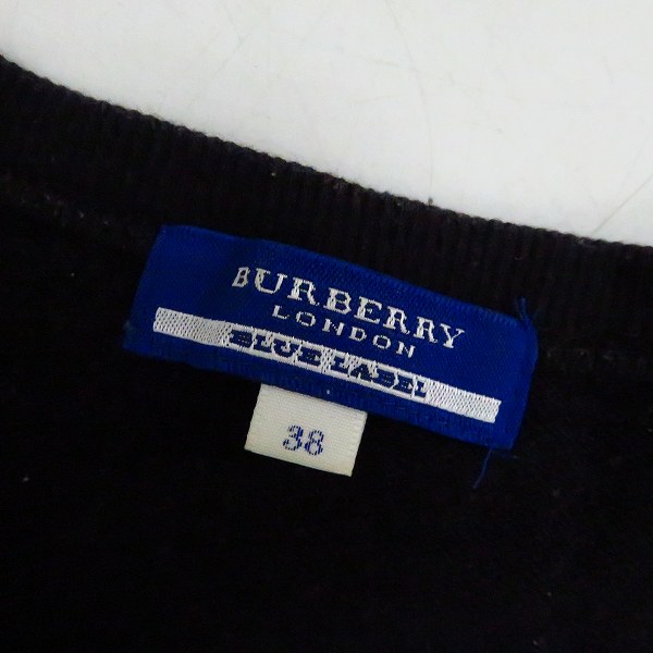 実際に弊社で買取させて頂いたBURBERRY BLUE LABEL/バーバリーブルーレーベル ジップアップパーカー/ロゴプリント ボーダー柄等 シャツ/38 8点セットの画像 3枚目